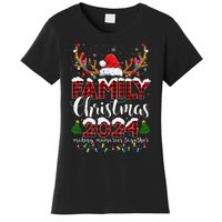 Family Christmas 2024 Matching Outfit Xmas Squad Santa Gift Women's T-Shirt