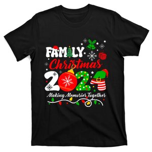 Family Christmas 2024 Making Memories Together Xmas Pajamas T-Shirt