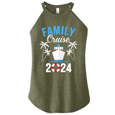 Family Cruise 2024 For Cruising Ship Vacation Women's Perfect Tri Rocker Tank