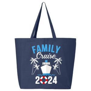 Family Cruise 2024 For Cruising Ship Vacation 25L Jumbo Tote