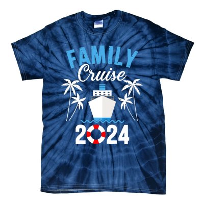 Family Cruise 2024 For Cruising Ship Vacation Tie-Dye T-Shirt