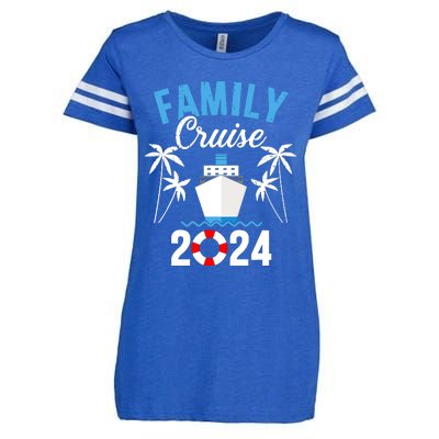 Family Cruise 2024 For Cruising Ship Vacation Enza Ladies Jersey Football T-Shirt