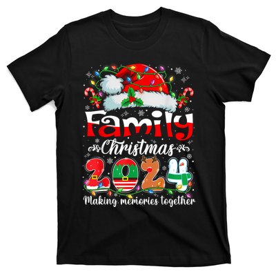 Family Christmas 2024 Matching Outfit Xmas Squad Santa Group T-Shirt