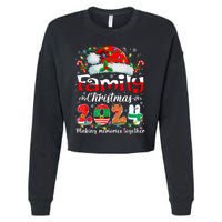 Family Christmas 2024 Matching Outfit Xmas Squad Santa Group Cropped Pullover Crew