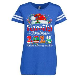 Family Christmas 2024 Matching Outfit Xmas Squad Santa Group Enza Ladies Jersey Football T-Shirt