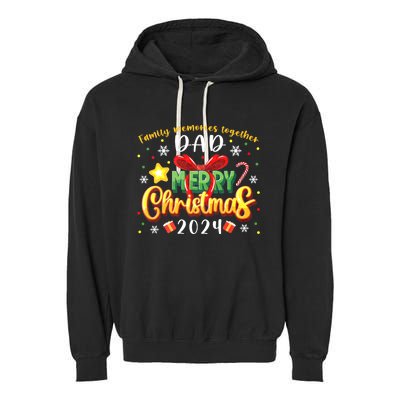 Family Christmas 2024 Matching Family Outfit Funny Christmas Garment-Dyed Fleece Hoodie