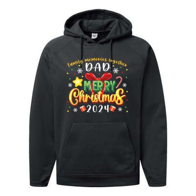 Family Christmas 2024 Matching Family Outfit Funny Christmas Performance Fleece Hoodie