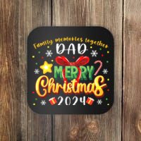 Family Christmas 2024 Matching Family Outfit Funny Christmas Coaster