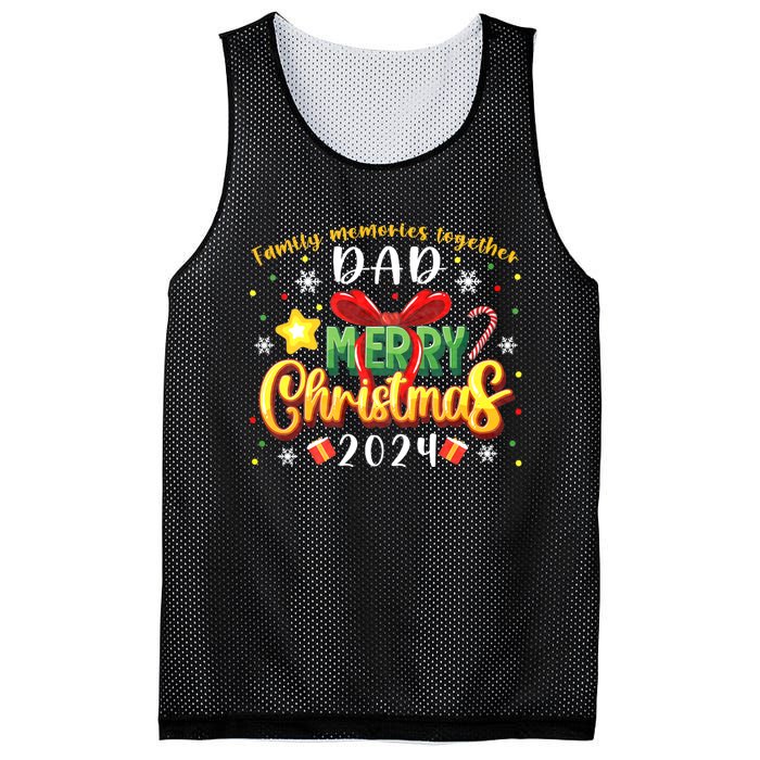 Family Christmas 2024 Matching Family Outfit Funny Christmas Mesh Reversible Basketball Jersey Tank