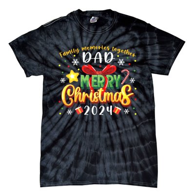 Family Christmas 2024 Matching Family Outfit Funny Christmas Tie-Dye T-Shirt