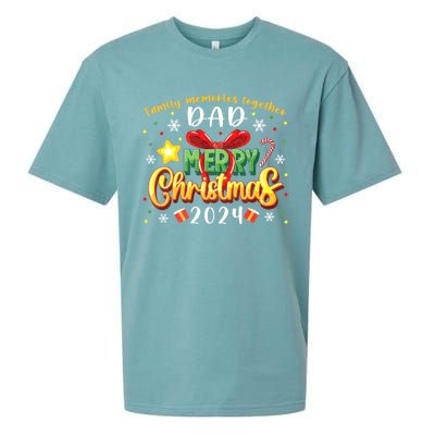 Family Christmas 2024 Matching Family Outfit Funny Christmas Sueded Cloud Jersey T-Shirt