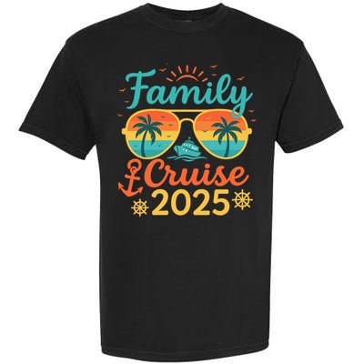 Family Cruise 2025 Summer Vacation Matching Family Cruise Garment-Dyed Heavyweight T-Shirt