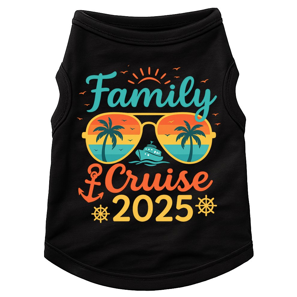 Family Cruise 2025 Summer Vacation Matching Family Cruise Doggie Tank