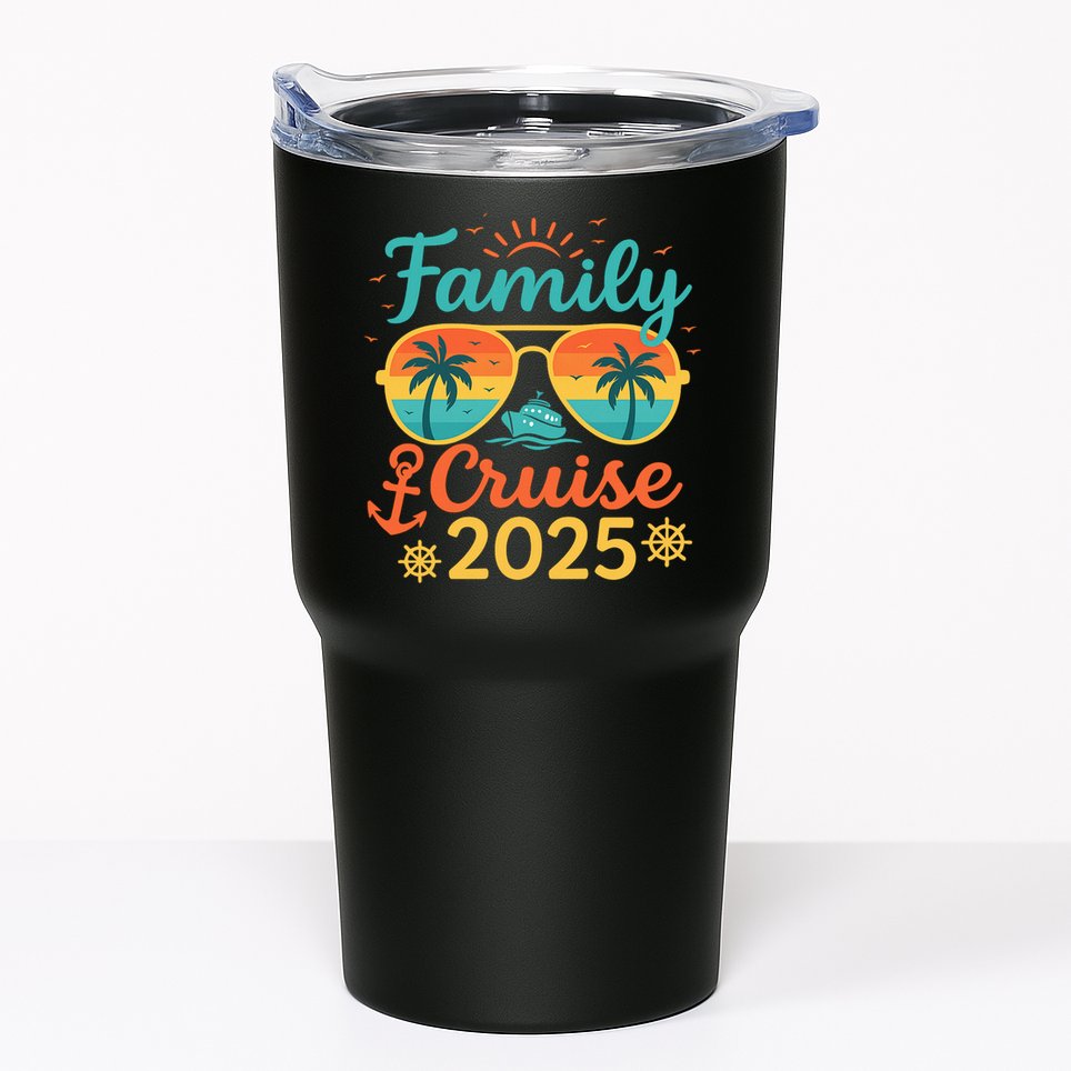 Family Cruise 2025 Summer Vacation Matching Family Cruise Tumbler