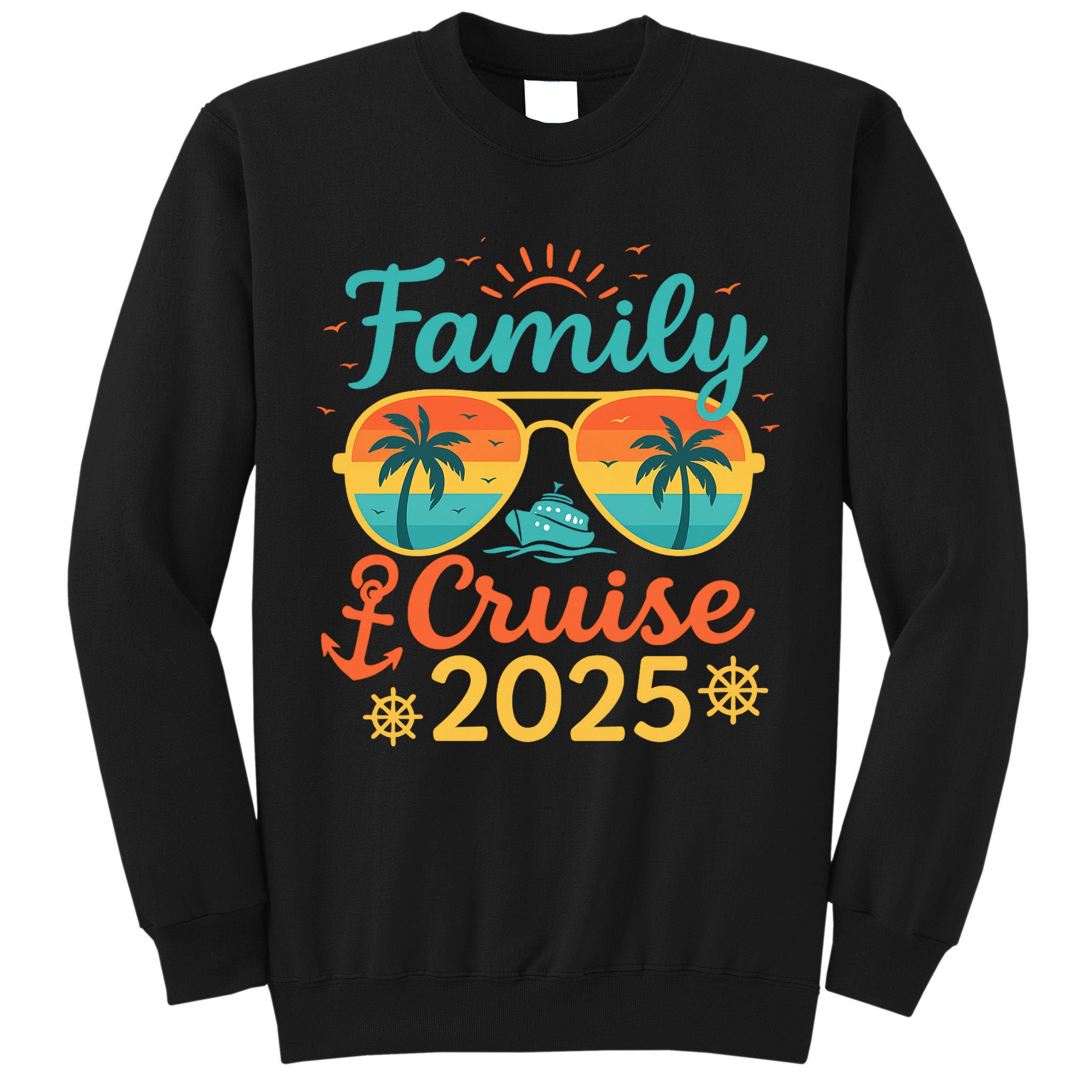 Family Cruise 2025 Summer Vacation Matching Family Cruise Tall Sweatshirt