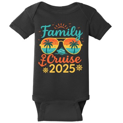 Family Cruise 2025 Summer Vacation Matching Family Cruise Baby Bodysuit