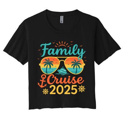 Family Cruise 2025 Summer Vacation Matching Family Cruise Crop Top