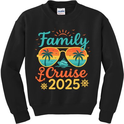 Family Cruise 2025 Summer Vacation Matching Family Cruise Kids Sweatshirt
