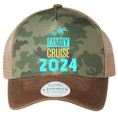 Family Cruise 2024 Travel Ship Vacation Legacy Tie Dye Trucker Hat