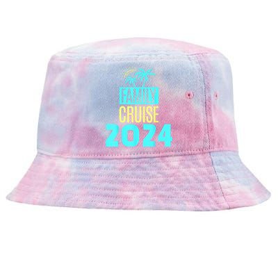 Family Cruise 2024 Travel Ship Vacation Tie-Dyed Bucket Hat