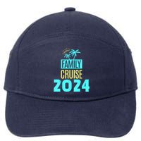 Family Cruise 2024 Travel Ship Vacation 7-Panel Snapback Hat