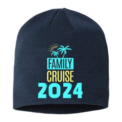 Family Cruise 2024 Travel Ship Vacation Sustainable Beanie