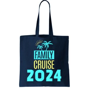 Family Cruise 2024 Travel Ship Vacation Tote Bag