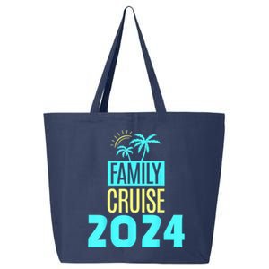 Family Cruise 2024 Travel Ship Vacation 25L Jumbo Tote