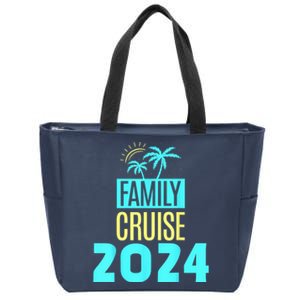 Family Cruise 2024 Travel Ship Vacation Zip Tote Bag