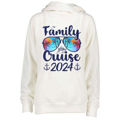 Family Cruise 2024 Family Vacation Matching Family Womens Funnel Neck Pullover Hood