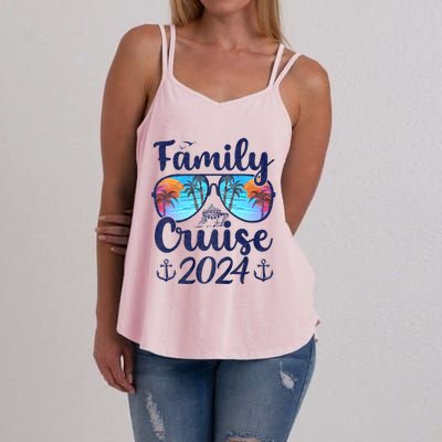 Family Cruise 2024 Family Vacation Matching Family Women's Strappy Tank