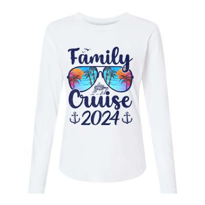 Family Cruise 2024 Family Vacation Matching Family Womens Cotton Relaxed Long Sleeve T-Shirt