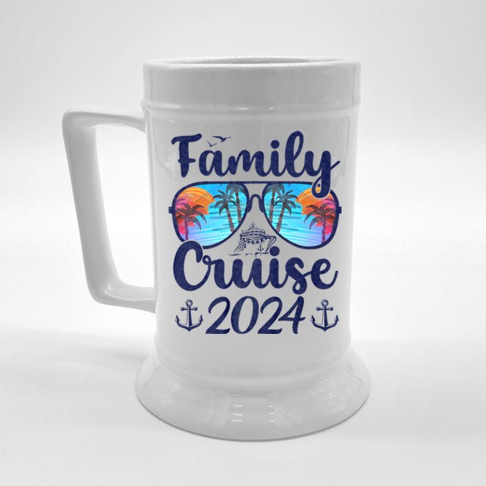 Family Cruise 2024 Family Vacation Matching Family Beer Stein