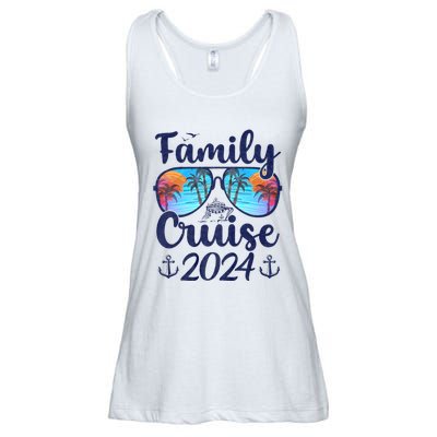 Family Cruise 2024 Family Vacation Matching Family Ladies Essential Flowy Tank