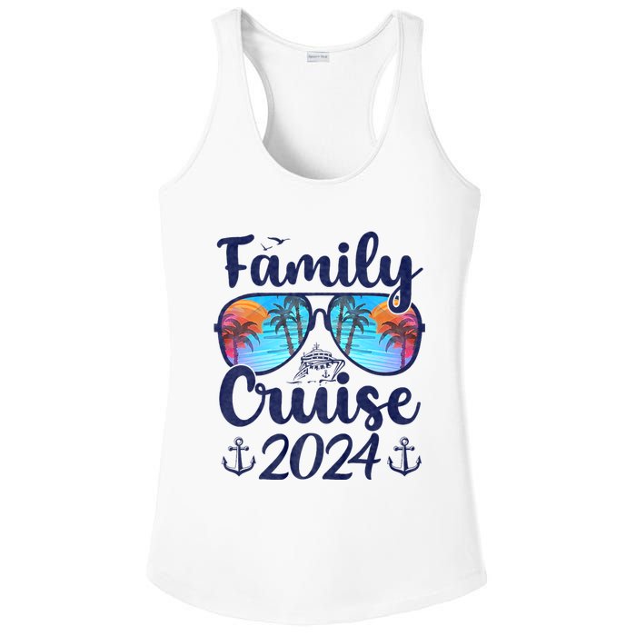 Family Cruise 2024 Family Vacation Matching Family Ladies PosiCharge Competitor Racerback Tank