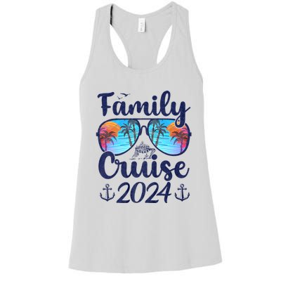 Family Cruise 2024 Family Vacation Matching Family Women's Racerback Tank