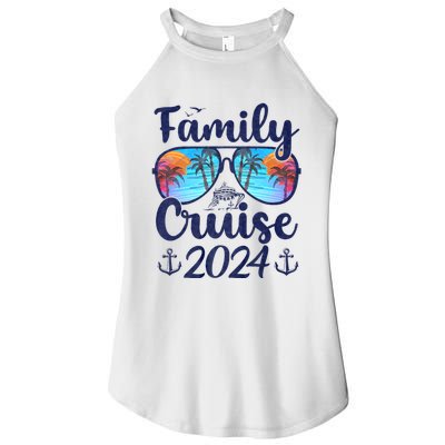 Family Cruise 2024 Family Vacation Matching Family Women's Perfect Tri Rocker Tank