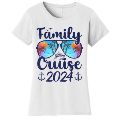 Family Cruise 2024 Family Vacation Matching Family Women's T-Shirt