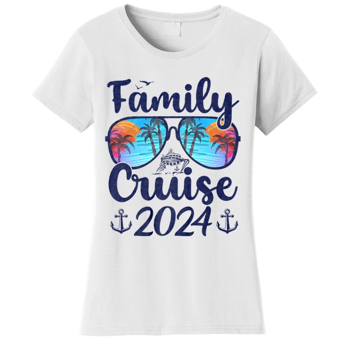 Family Cruise 2024 Family Vacation Matching Family Women's T-Shirt