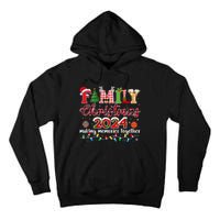 Family Christmas 2024 Matching Squad Santa Elf Funny Xmas Tall Hoodie