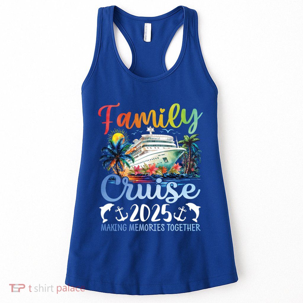 Family Cruise 2025 Family Matching Group Vacation Summer Gift Womens Tank Top