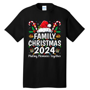 Family Christmas 2024 Matching Squad Santa Elf Funny Xmas Tall T-Shirt