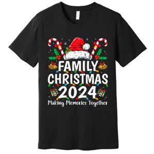 Family Christmas 2024 Matching Squad Santa Elf Funny Xmas Premium T-Shirt