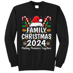 Family Christmas 2024 Matching Squad Santa Elf Funny Xmas Tall Sweatshirt