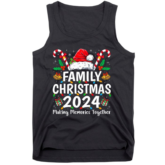 Family Christmas 2024 Matching Squad Santa Elf Funny Xmas Tank Top