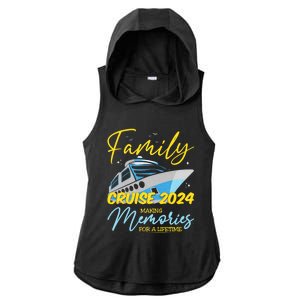 Family Cruise 2024 Sailing Cruising Vacation 2024 Family Vacation Ladies PosiCharge Tri-Blend Wicking Draft Hoodie Tank