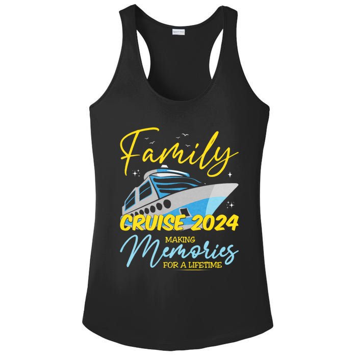 Family Cruise 2024 Sailing Cruising Vacation 2024 Family Vacation Ladies PosiCharge Competitor Racerback Tank