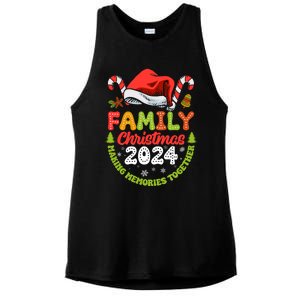 Family Christmas 2024 Matching Outfit Xmas Squad Santa Ladies PosiCharge Tri-Blend Wicking Tank