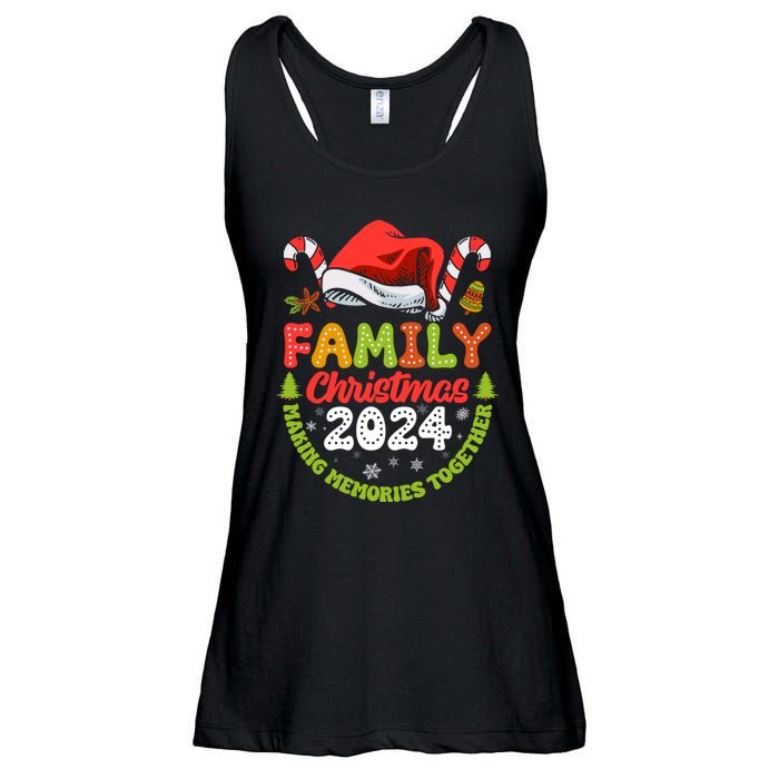 Family Christmas 2024 Matching Outfit Xmas Squad Santa Ladies Essential Flowy Tank