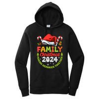 Family Christmas 2024 Matching Outfit Xmas Squad Santa Women's Pullover Hoodie